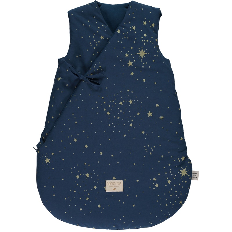 nobodinoz Sleeping Bag Cloud Gold Stella/ Night Blue
