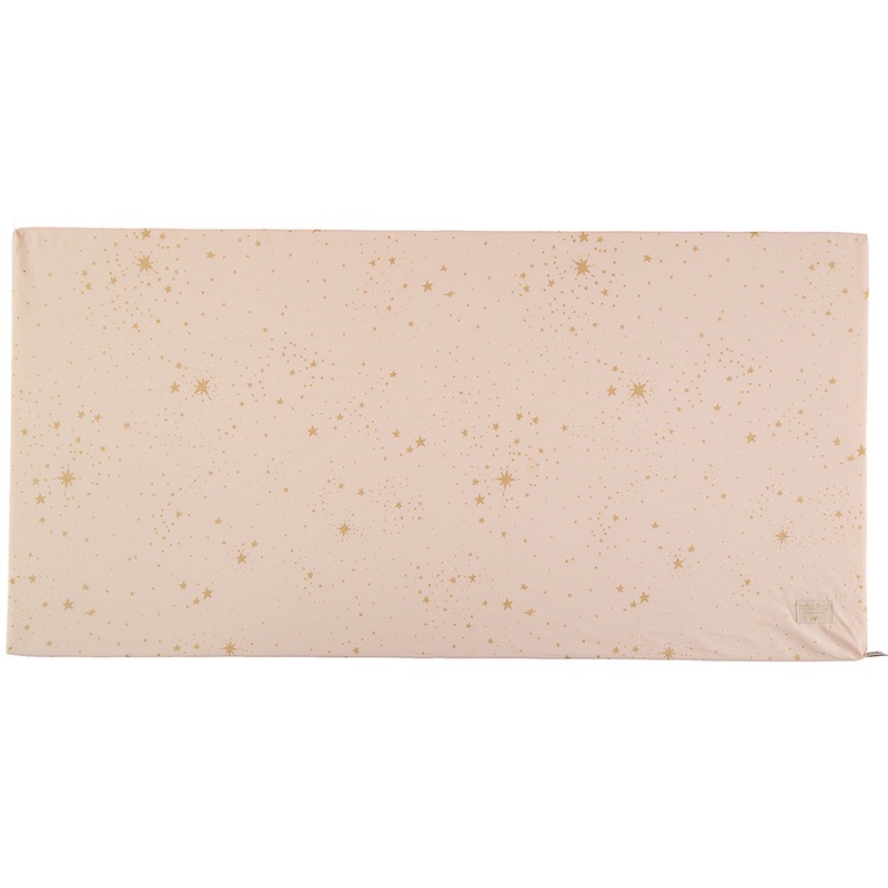 nobodinoz St Barth Mattress Gold Stella/ Dream Pink