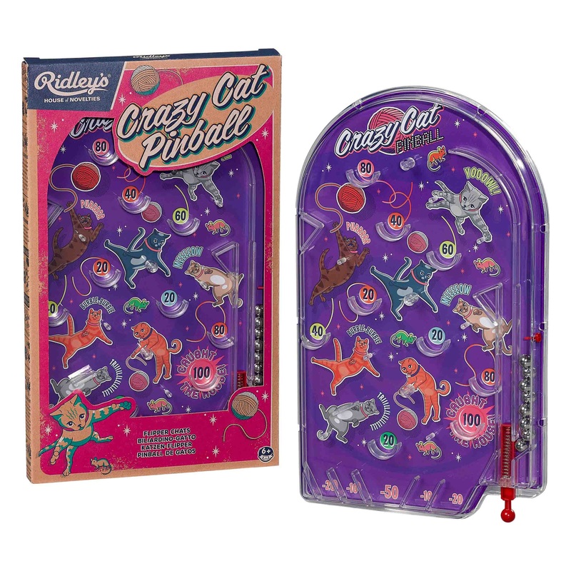 Ridleys Games Crazy Cat Pinball Game Classic
