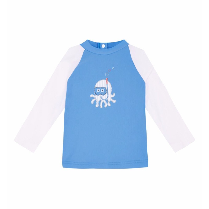 Sunuva Baby Boys L/S Classic Rash Sea Patchwork