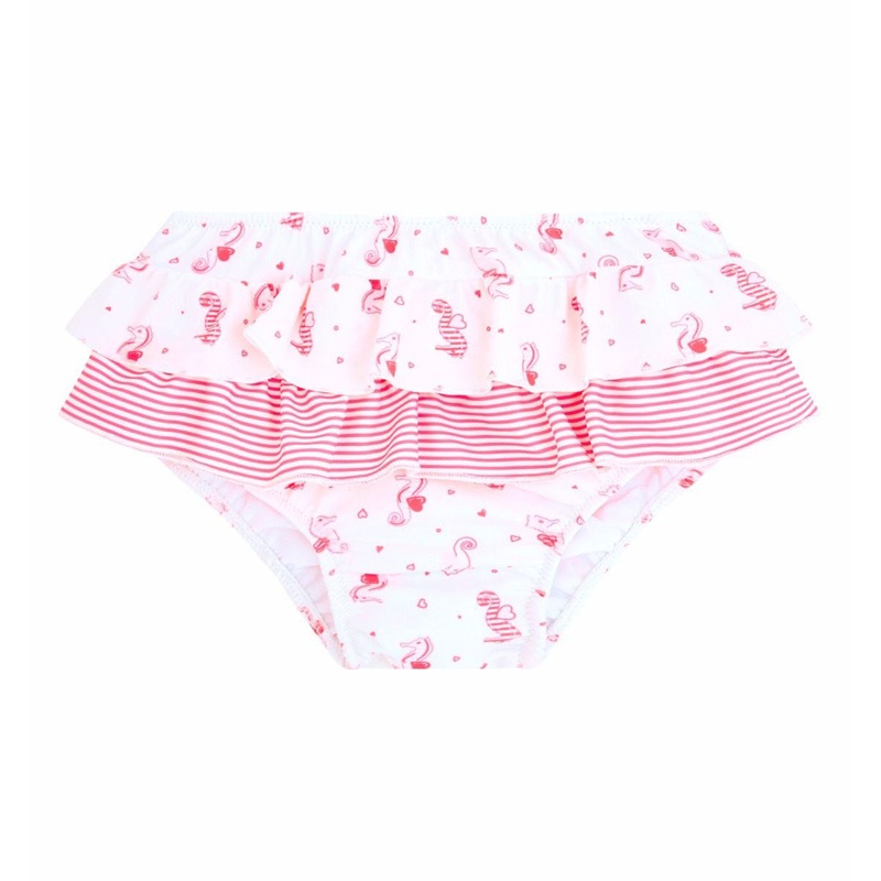 Sunuva Baby Girl Frill Nappy Pant Seahorse Pink