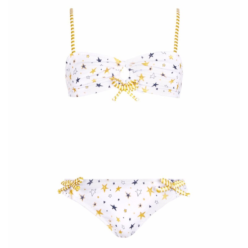 Sunuva Girls Bandeau Bikini White