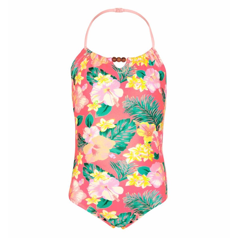 Sunuva Girls Beaded Swimsuit Orange