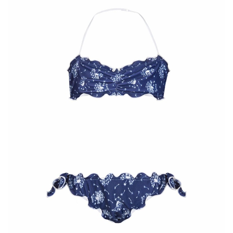 Sunuva Girls Ruched Bikini Blue