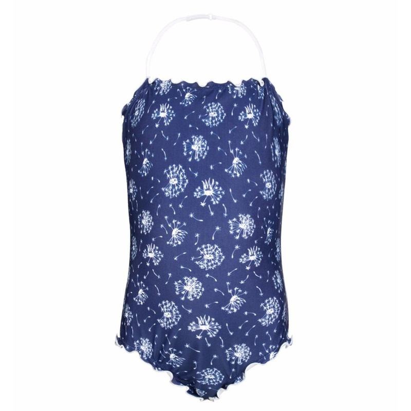 Sunuva Girls Ruched Swimsuit Blue