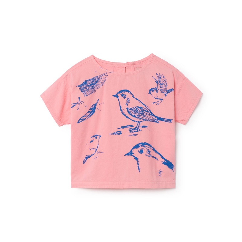 Bobo Choses Shirts Birds Short Sleeve