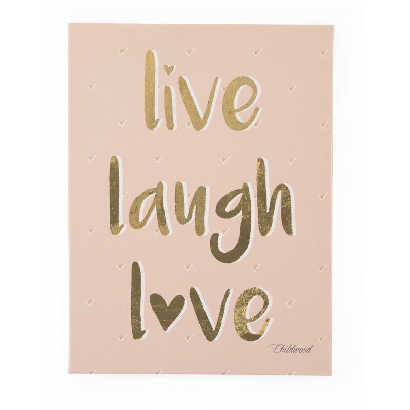Childhome Oil Painting Live Laugh Love