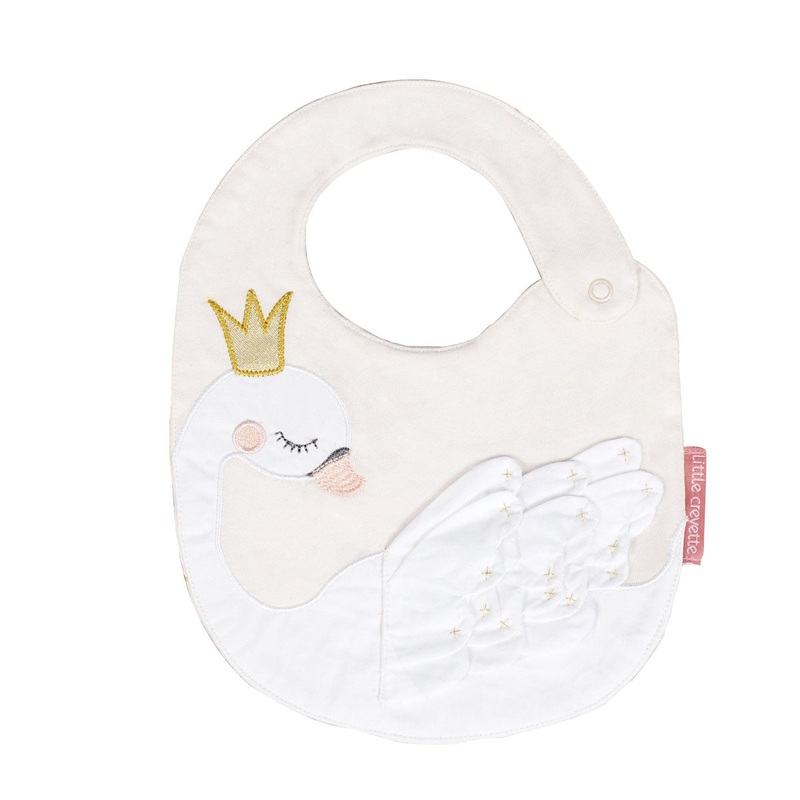 Little Crevette Bib Princess Swan