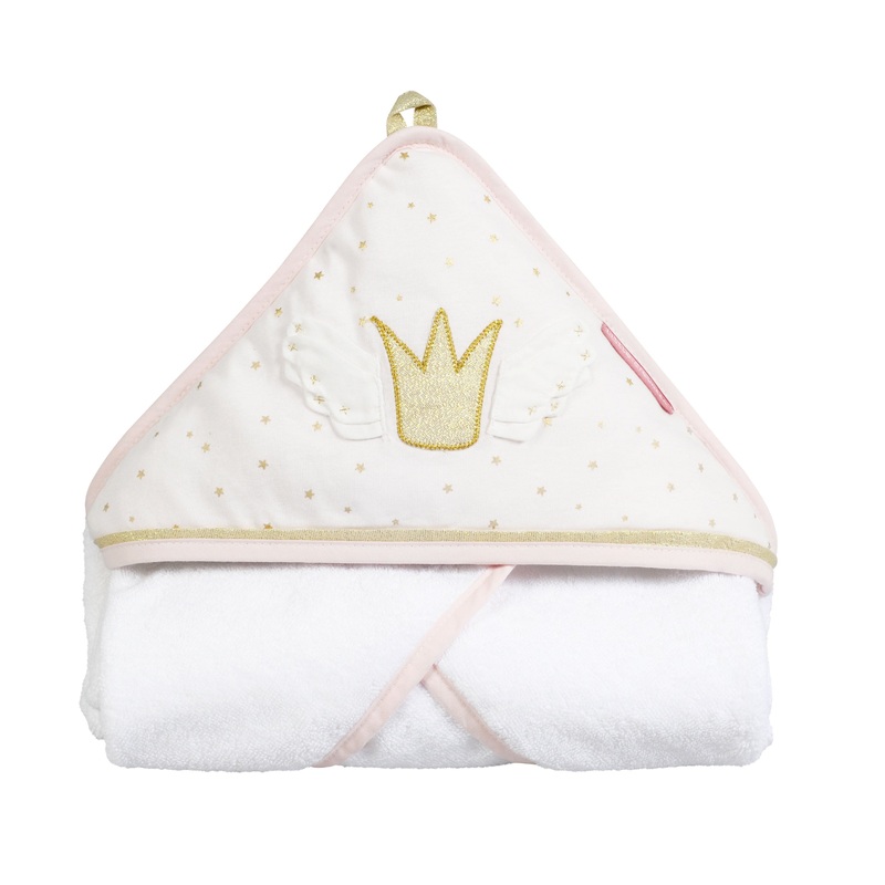 Little Crevette Hooded Towel Princess Swan