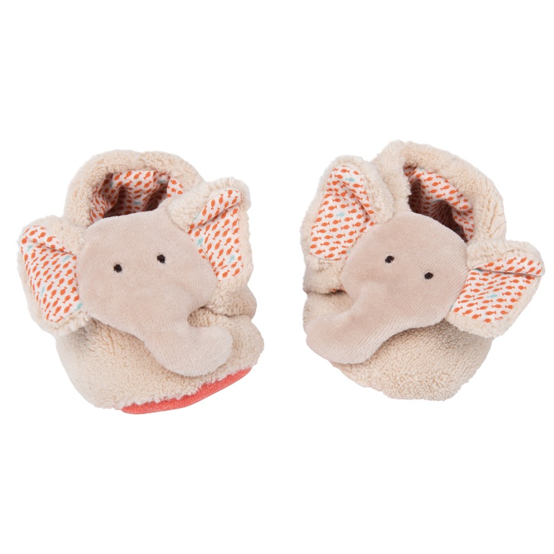Moulin Roty Elephant Baby Slippers