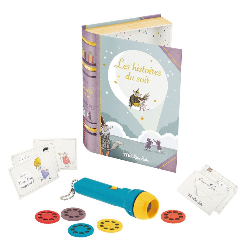 Moulin Roty Fairytale Story-Telling Torch with Book