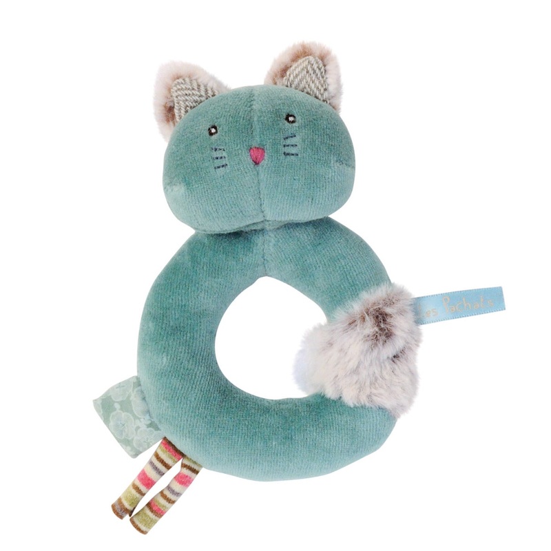 Moulin Roty Gros Chacha Turquoise Ring Rattle-LPA