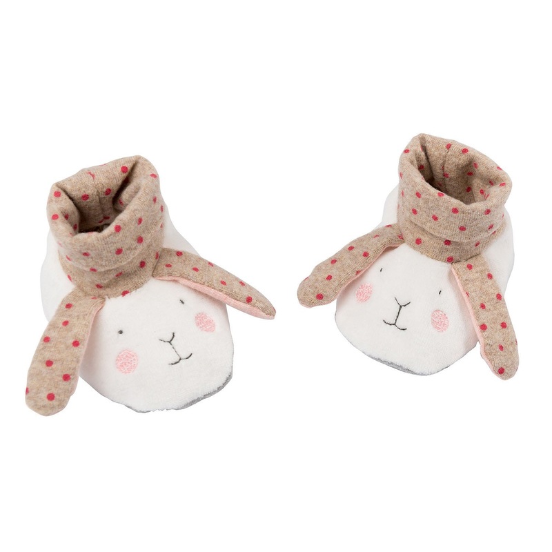 Moulin Roty Polkadots Baby Slippers