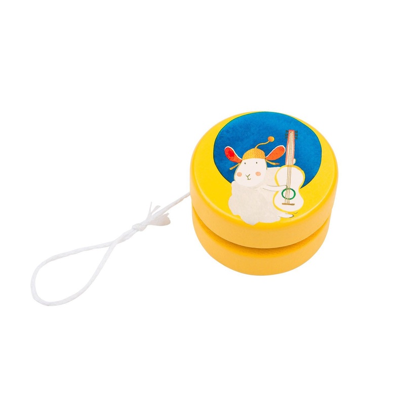 Moulin Roty Yellow Yoyo Child Agility Awakening Toy