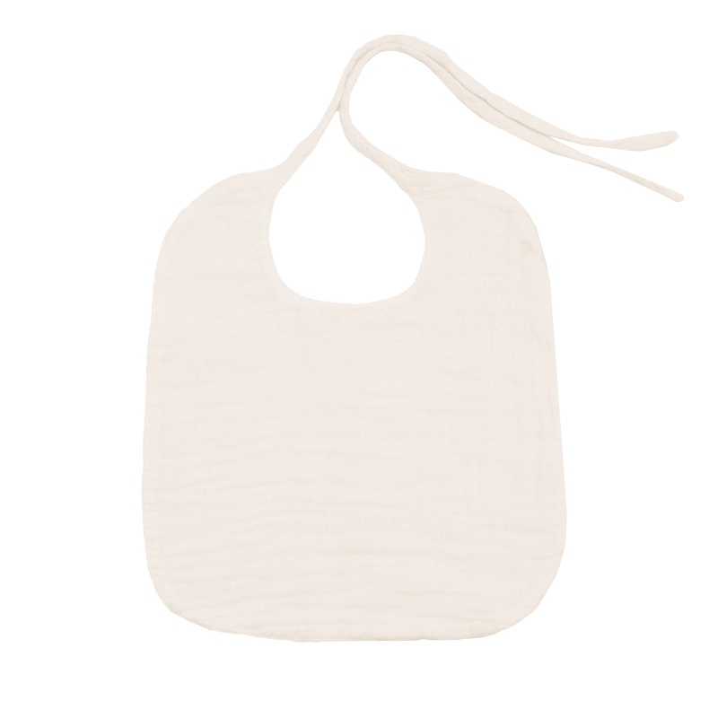 Numero 74 Baby Bib Round White