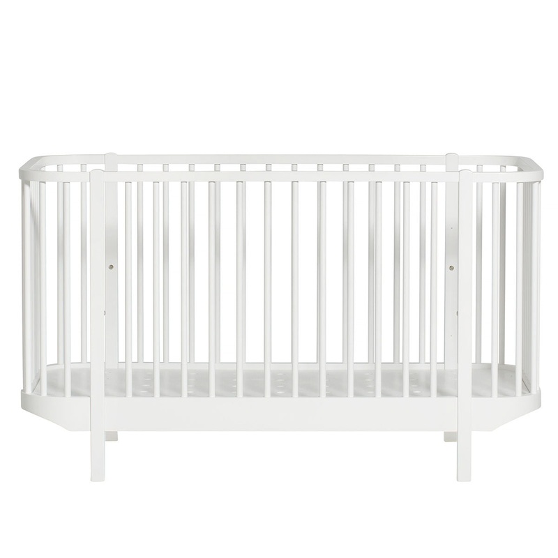Oliver Furniture Wood Cot White (Pre-Order; Est. Delivery in 6-10 Weeks)