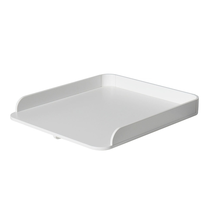 Oliver Furniture Wood Nursery Plate Small White for Wood Dresser 6 Drawers (Pre-Order; Est. Delivery in 6-10 Weeks)