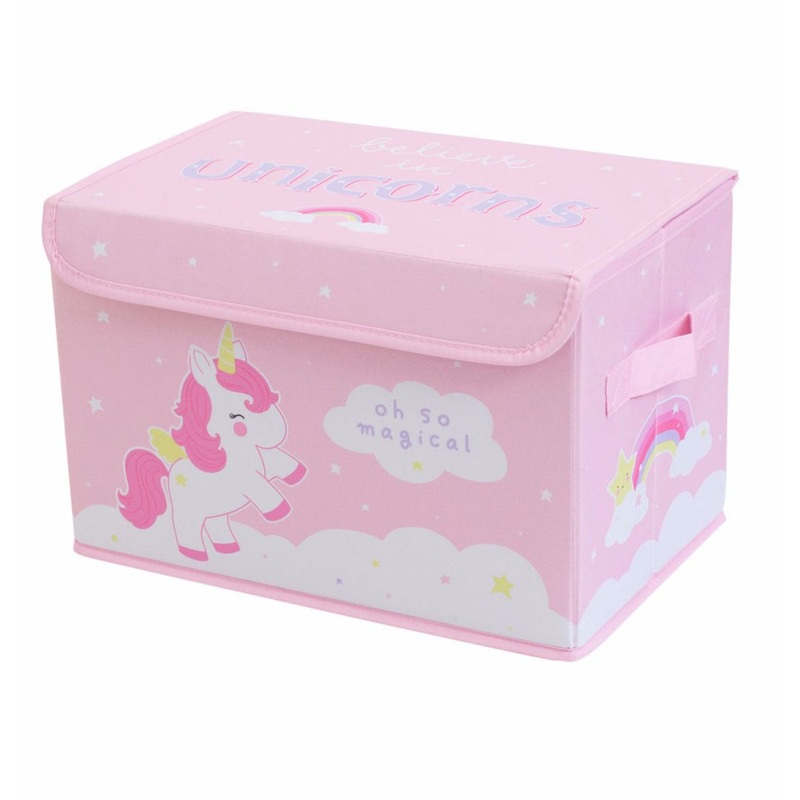 A Little Lovely Company Pop Up Storage Box Unicorn