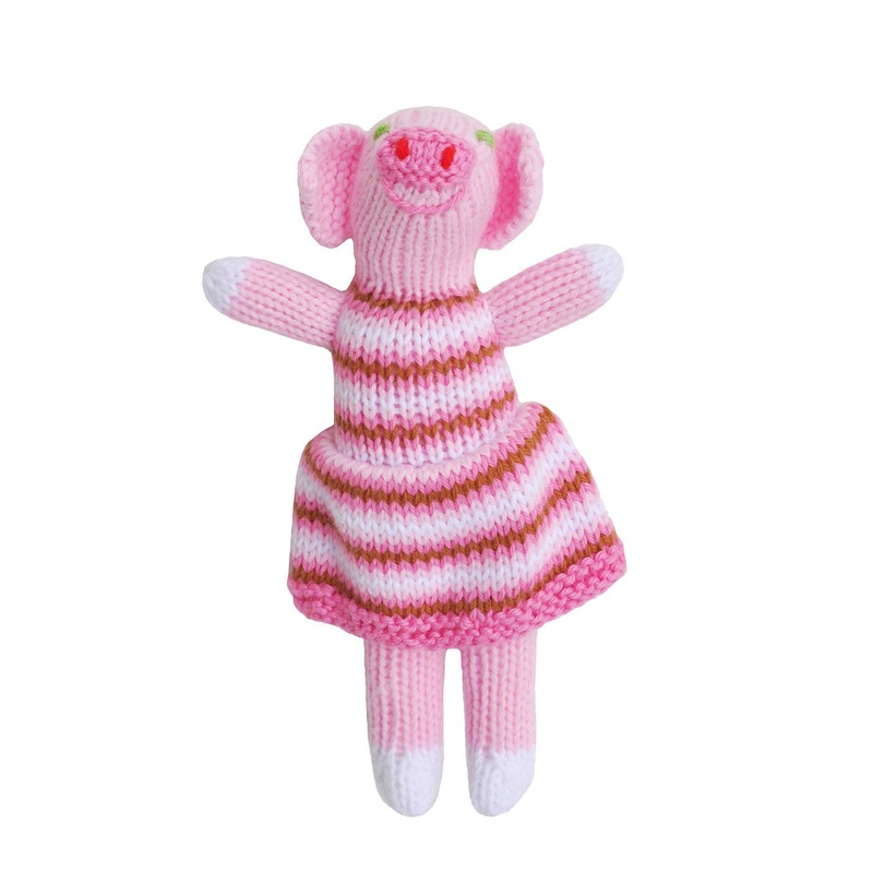 Blabla Kids Rattles Original Animals - Pig