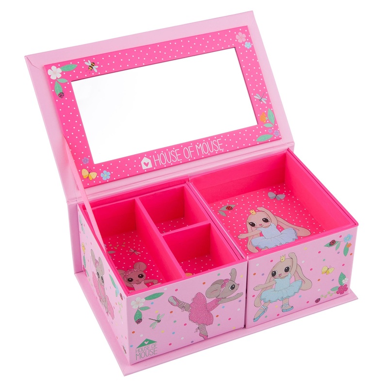 Depesche House of Mouse Jewellery Box Rose
