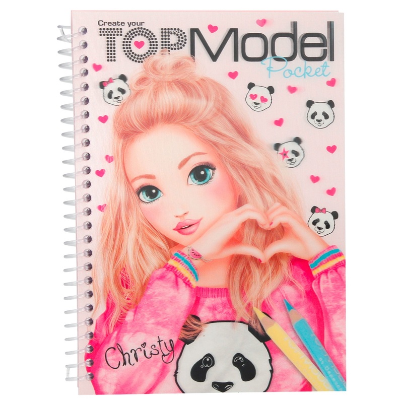 Depesche Topmodel Pocket Colouring Book 3D (1pc)