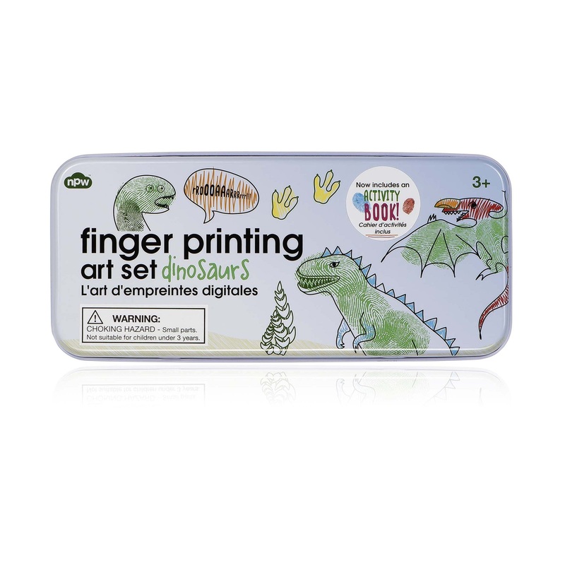 NPW Fingerprinting Tin with Booklet - Dinosaurs