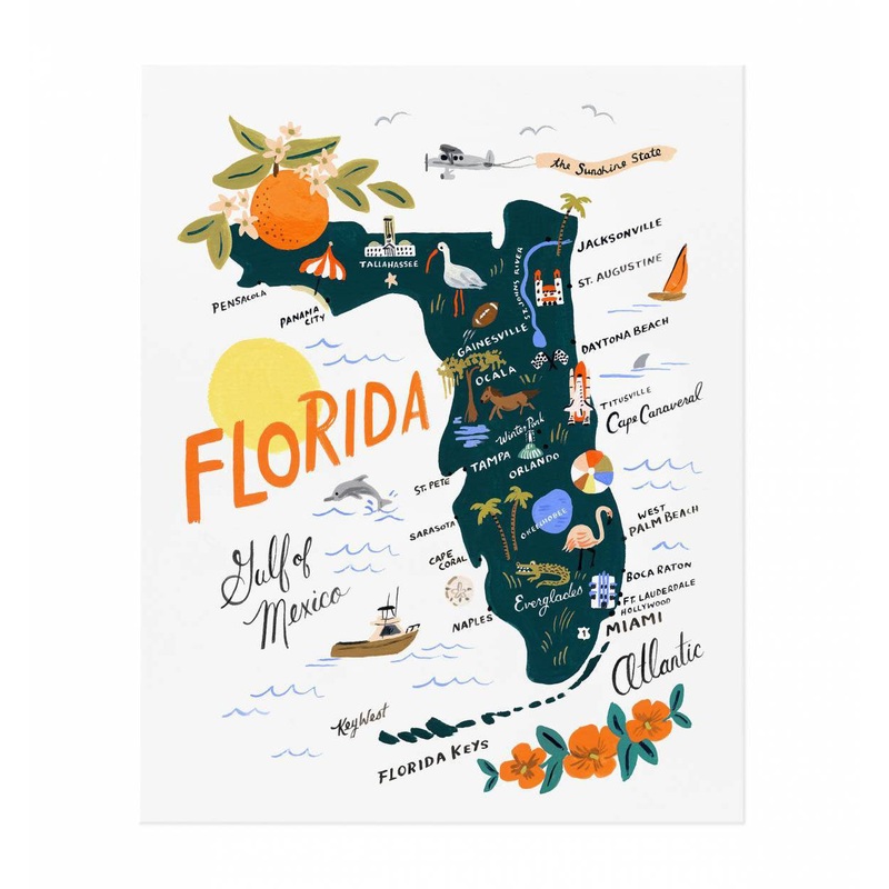 Rifle Paper Co Florida Art Print