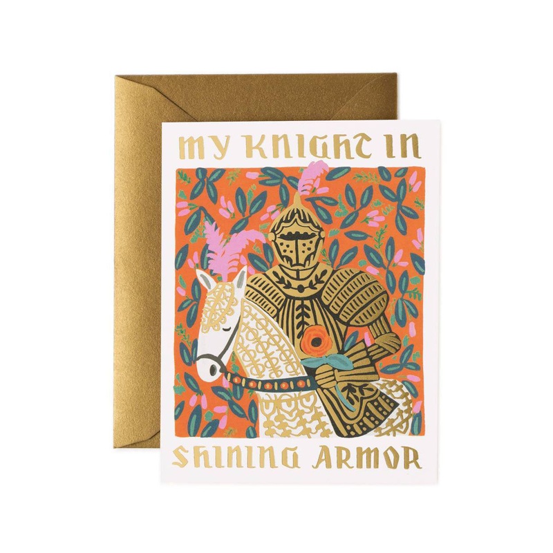 Rifle Paper Co Knight in Shining Armor Card
