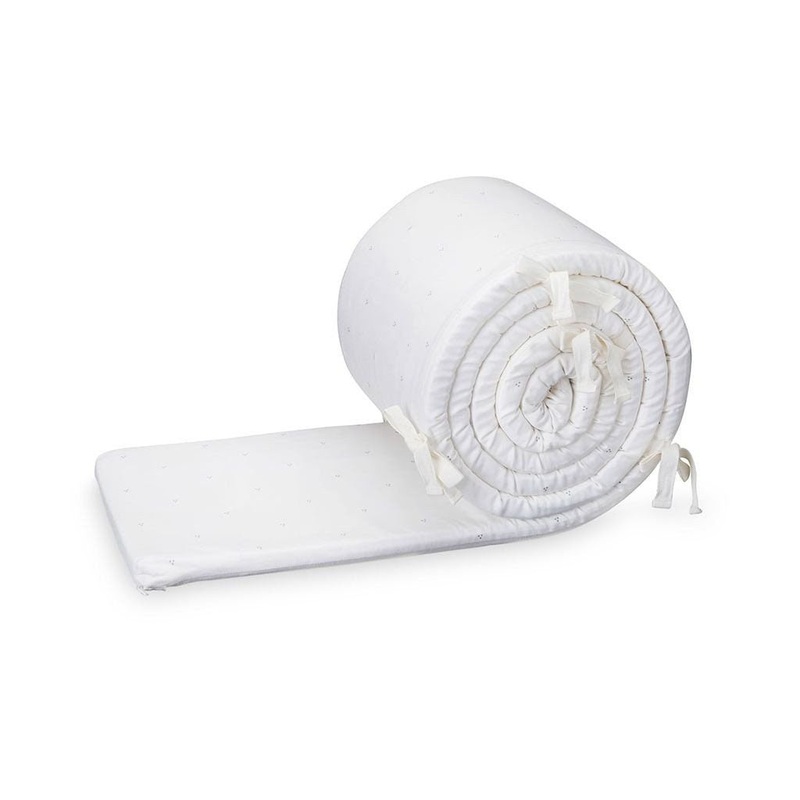 Cam Cam Copenhagen Cot Bumper Dots Crme Grey