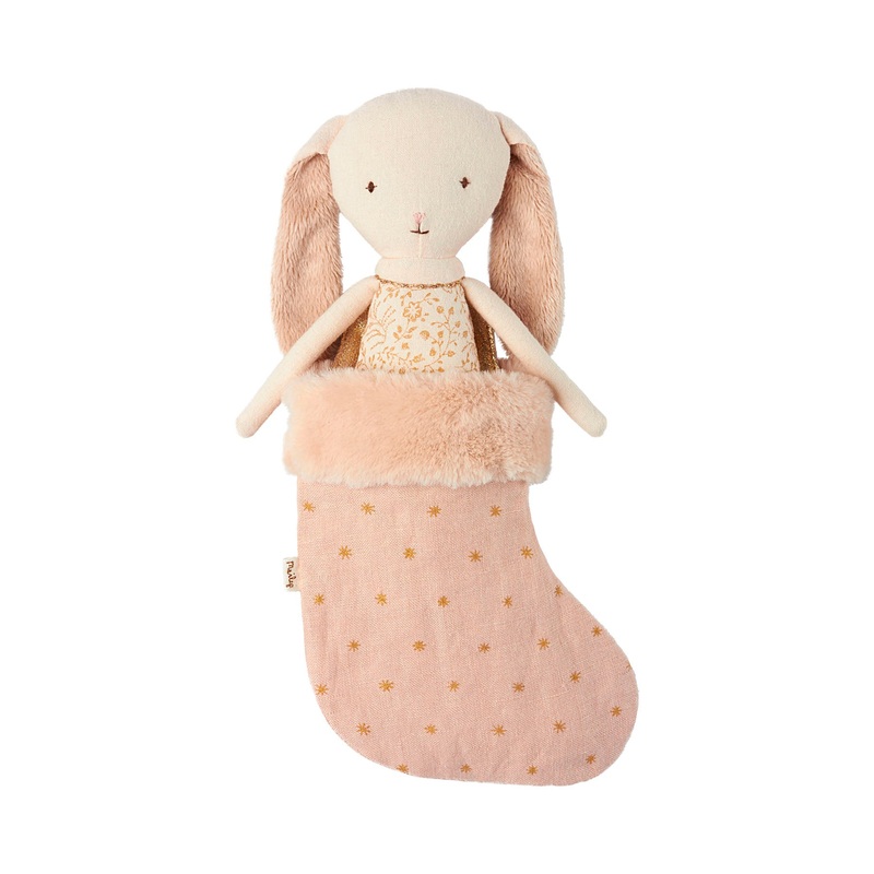 Maileg Bunny Angel in Stocking Powder