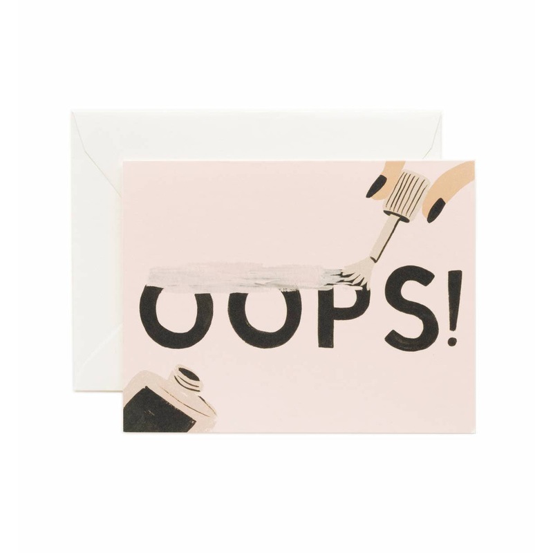 Rifle Paper Co Oops Card