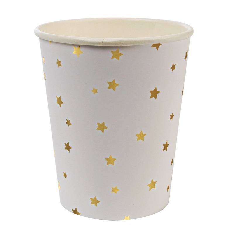 Cups Toot Sweet Gold Stars Party