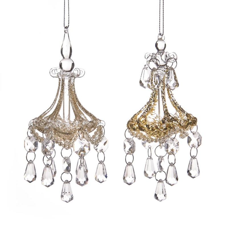 Goodwill Glass Pearl Chandelier Ornament