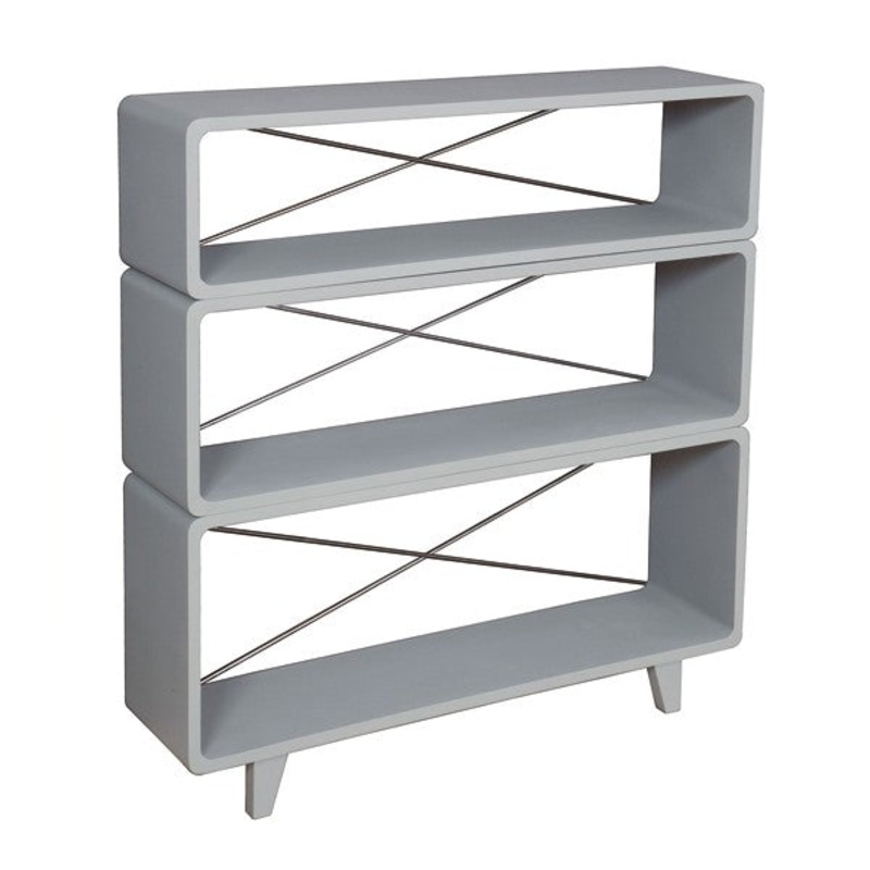 Laurette Bibliothque Millefeuille Library Shelf Grey (Pre-Order; Est. Delivery in 3-4 Months)