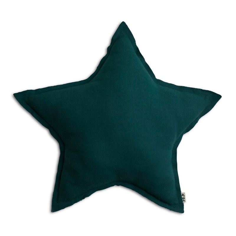 Numero 74 Star Cushion Pastel Teal Blue