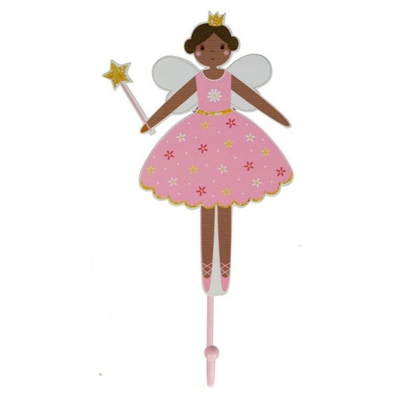 RJB Stone Fairy Wishes Wall Hook Pink