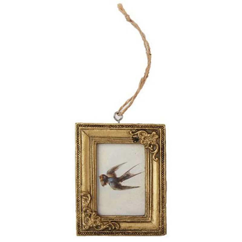 RJB Stone Gold Mini Hanging Classical Photo Frame Rectangle