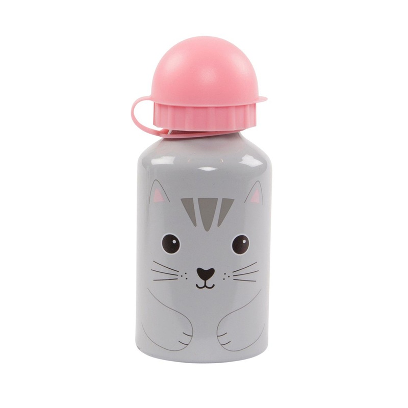 RJB Stone Nori Cat Kawaii Friends Water Bottle