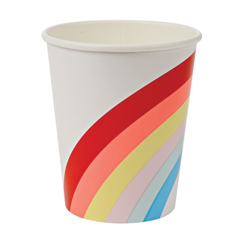 Set of 12 Cups Rainbow
