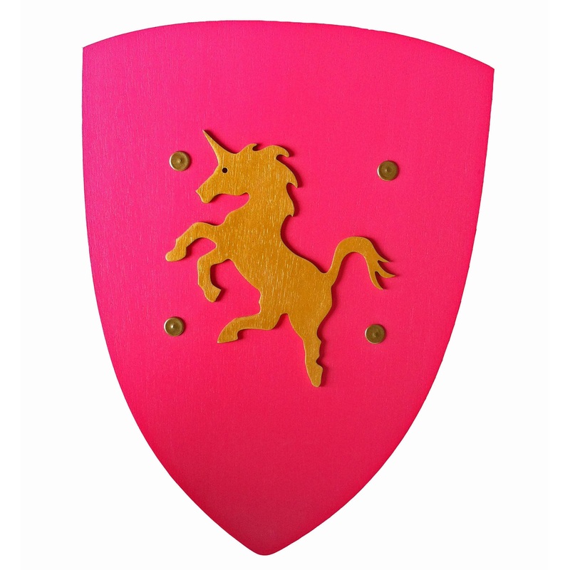 Shield Kamelot Unicorn Dark Pink