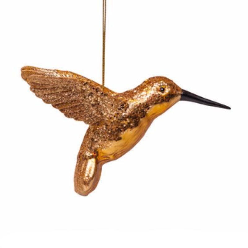 Vondels Figurine Gold Hummingbird