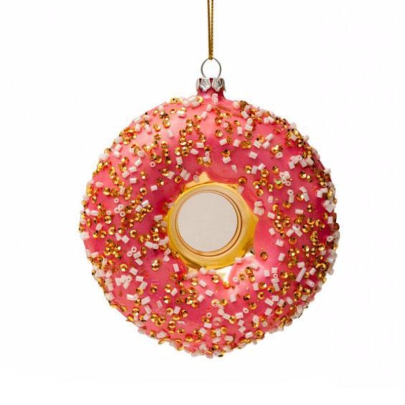 Vondels Figurine Orange Donut with Deco