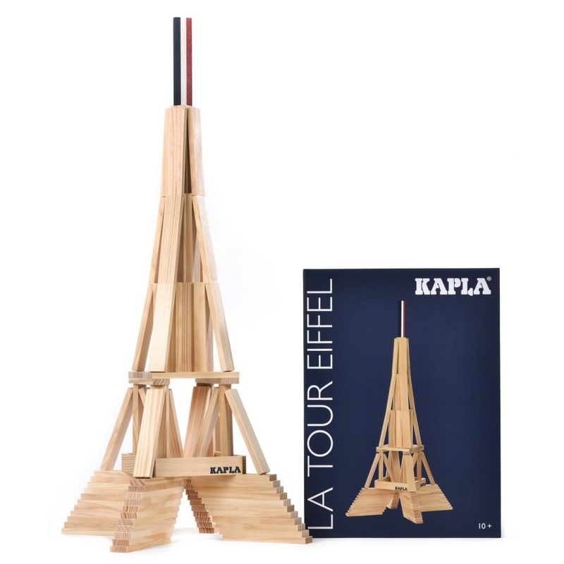 Kapla Eiffel Tower Wooden Block Box