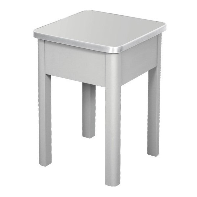 Laurette Aluminium Stool Grey (Pre-Order; Est. Delivery in 3-4 Months)