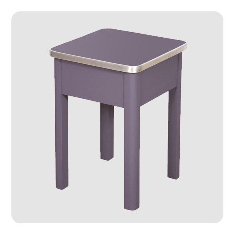Laurette Aluminium Stool Purple (Pre-Order; Est. Delivery in 3-4 Months)