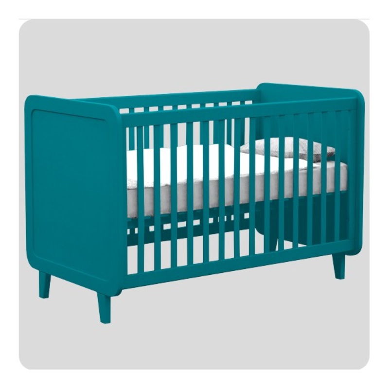 Laurette Kiss Curl Convertible Bed Teal (Pre-Order; Est. Delivery in 3-4 Months)