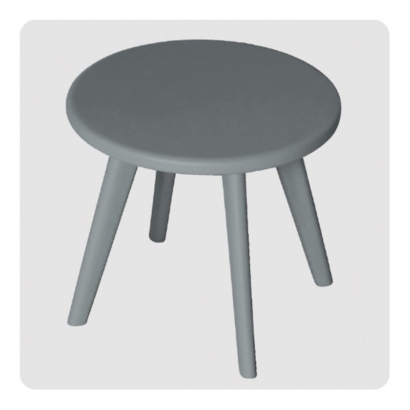 Laurette Tabouret Haricot Stool Mouse Grey (Pre-Order; Est. Delivery in 3-4 Months)