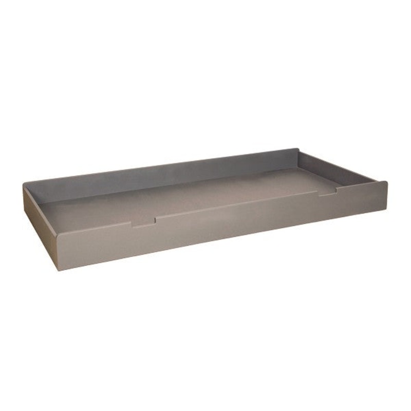 Laurette Tiroir lit rond Trundle Bed Taupe (Pre-Order; Est. Delivery in 3-4 Months)