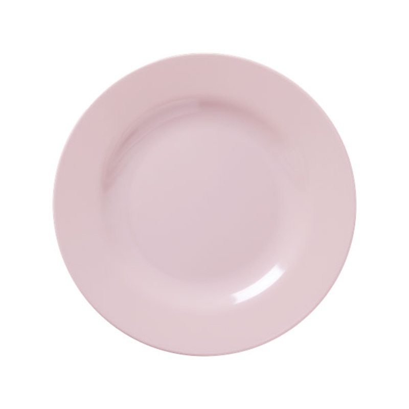 Rice DK Round Side Plate Soft Pink