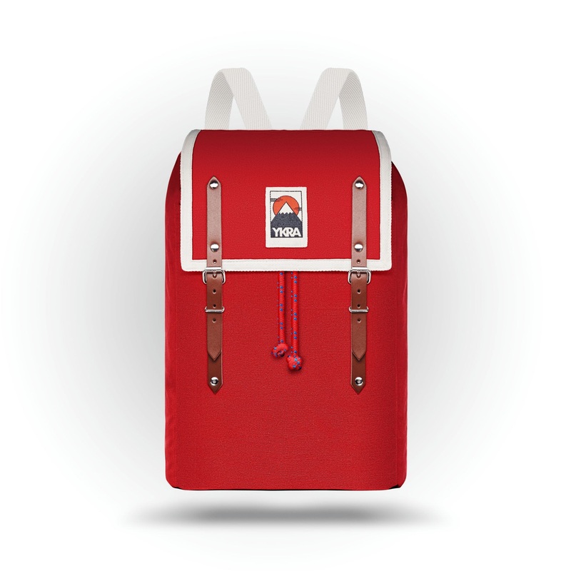 YKRA Matra Mini Cotton Strap Backpack Red